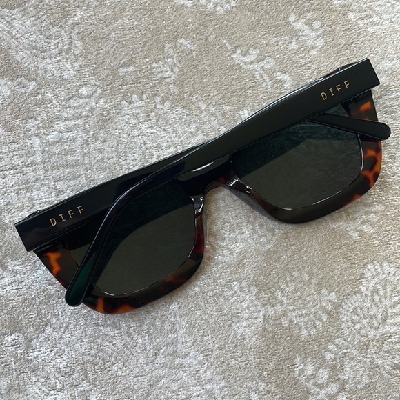 Brand New Diff Eyewear Runi Black Tortoise Grey Polarized Cat Eye Sunglasses main image 15